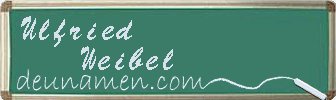 Ulfried Weibel Visitenkarte